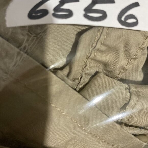 J. Crew Women Khaki Jacket Button Up w Belt Tan Cotton 1/4 Elastic Waist Size 6 - Picture 8 of 9